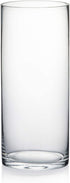WGV Cylinder Vase, Diameter 5", Height 12", Clear Glass Floral Planter Container, Tall Centerpiece Arrangement for Wedding Party Event Home Office Decor, 1 Piece