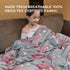 YnM Minky Duvet Cover for Weighted Blankets (36''x48'') - Mermaid Print