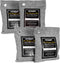 HIDBEA Activated Bamboo Charcoal Air Purifying Bags (4-Pack) Natural Deodorizer Odor Absorber Eliminator Remover for Home, Pets, Car, Closet, Shoes, 200g x 4, Gray