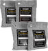 HIDBEA Activated Bamboo Charcoal Air Purifying Bags (4-Pack) Natural Deodorizer Odor Absorber Eliminator Remover for Home, Pets, Car, Closet, Shoes, 200g x 4, Gray