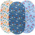 Bassinet Sheet Set 3 Pack Jersey Knit Ultra Soft Stretchy for Baby Boy Girl Compatible with Halo, MiClassic, Chicco Lullago Mattress Dinosaur Elephant Giraffe Rabbit Blue Yellow Green by Knlpruhk
