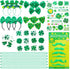 JOYIN 97PCS St. Patrick's Day Party Favor Accessories, 6 Serve Dressing-up Set, with Shamrock Hat Headband, Necklace, Bow Headband, Sequin Bow, Beards,Shamrock Tattoo,Sticker for Party Decoration