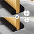 DNC Twin Door Draft Stopper, Thicker 2" Foam Weather Stripping Noise Blocker Window Breeze Adjustable Seal Bottom of Door 32" to 36", Under Door Sweep Soundproofing Guard
