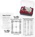 Passive Paradise Card Grading Centering Tool Set - 30x Magnifying Tool Included - Sports Trading Card Submission Pre-Inspection Kit