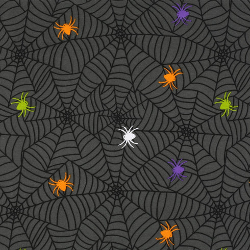 Cackleberry Home Witch's Brew and Spooky Spider Halloween Cotton Table Runner Reversible 14 x 72 Inches