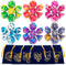 ESANDA DND Dice Set, 42pcs Polyhedral Dice D&D Dice with 6 Blue Drawstring Bags, 6 Complete Double-Colors Dice Sets for Dungeons and Dragons RPG MTG Table Games etc