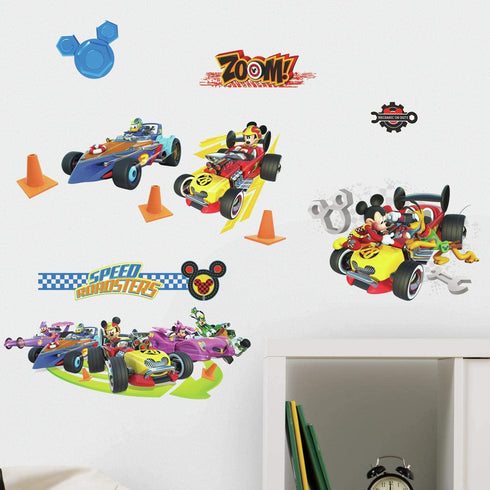 RoomMates RMK3584SCS Mickey and The Roadster Racers Peel and Stick Wall Decals
