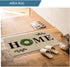 Artoid Mode Home Quote Boxwood Wreath Welcome Decorative Doormat, Daily Holiday Farmhouse Low-Profile Floor Mat Switch Mat for Indoor Outdoor 17 x 29 Inch