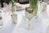 Just Artifacts 2.75-Inch Speckled Mercury Glass Votive Candle Holders (12pcs, Gold)