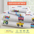 Wildkin Kids 100% Cotton Fitted Crib Sheet for Boys and Girls, Crib Sheets Measures 52 x 28 x 8 Inches, Kids Crib Sheets with Super Soft and Breathable Material, BPA-Free (Trains, Planes, and Trucks)
