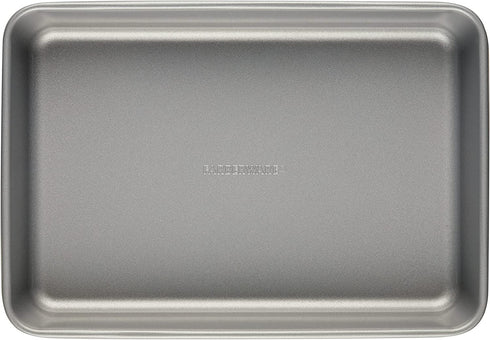 Farberware Bakeware Steel Nonstick Toaster Oven Pan Set, 4-Piece Baking Set, Gray