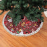 Christmas Tree Skirt 30 Inch Rustic Tree Xmas Ornaments Holiday Party Decorations Indoor Outdoor Accessory Gift