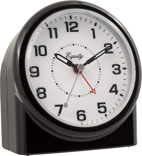 Equity by La Crosse 14080 Analog Night Vision Alarm Clock, Pack of 1, Black