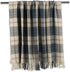 DII Farmhouse Woven Throw, 50x60 with 3" Fringe, French Blue, 1 Piece