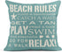 Emvency Set of 4 Throw Pillow Covers Summer Blue Ocean Theme Wood Grain Nautical Coastal Starfish Beach Navy Anchor Decorative Pillow Cases Home Decor Square 18x18 Inches Pillowcases