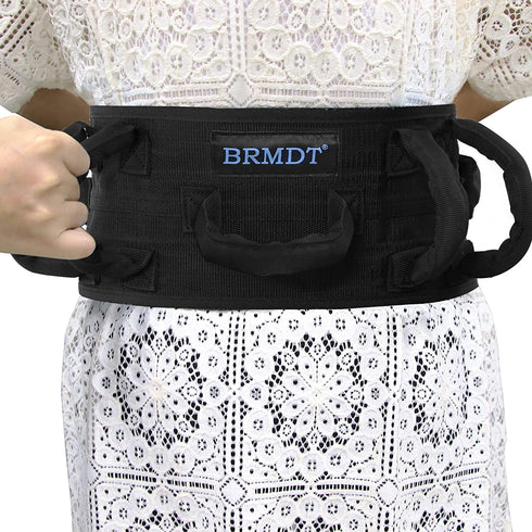 Gait Belt Transfer Belts with Padding Handle, Gait Belts for Seniors and Unsteady Person, Bed to Wheelchair Transfering,Temporary Wheelchair Seat Belt, Assist Patients Body Management(31.5" -54")