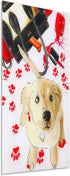 Empire Art Direct Oh Again Frameless Free Floating Tempered Glass Dog Wall Art Ready to Hang, 16 in x 24 in x 0.2