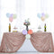 Hahuho 50x80 inch Rectangular Sequin Tablecloth Rose Gold, Glitter Tablecloth for Bridal Shower Decorations, Birthday, Wedding, Dessert, Banquet?50x80 Inch, Rose Gold?