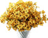 Artificial Flowers Outdoor, 20 Bundles Artificial Plants UV Resistant Fake Plants for Outdoors Outside Front Porch Window Box Hanging Planter Decoration(Yellow)