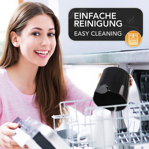 NEW: Homeffect Knock Box with Improved Handling - Innovative Barista Tool - Professional Coffee and Espresso Accessories for Home (Black)