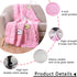 Joyching Weighted Blanket Kids 2 lbs 36x48 inches Egyptian Cotton 600TC for Toddler Cooling Soft Heavy Throw Child Bed Size with Glass Beads, Printed Pink Heart
