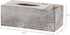 Barnyard Designs Rustic Distressed Wooden Rectangular Tissue Box Cover with Storage Compartment - Decorative Bathroom Facial Tissue Box Holder Farmhouse Decor, 12.5? x 6? x 4.5?