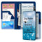 Server Book Organizer with Zipper Pocket, Aatacas PU Leather Restaurant Guest Check Presenters Card Holder for Waitress, Waiter, Bartender, With A Pen