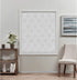 Exclusive Home Curtains Prague Trellis Blackout Roman Shade, 27x64, White