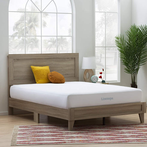 Linenspa Mattress Protector-Waterproof--Vinyl Free, Full, Cotton Terry Top