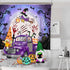 Bonsai Tree Halloween Shower Curtain for Bathroom, Trick or Treat Pumpkins Waterproof Bath Curtain, Gnomes Purple Truck Spooky Witch Black Cat Holiday Decor Fabric Shower Curtains with Hooks, 72"x72"