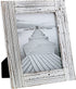 Barnyard Designs Rustic Farmhouse Distressed Picture Frame - White Wood Photo Frame 8? x 10?