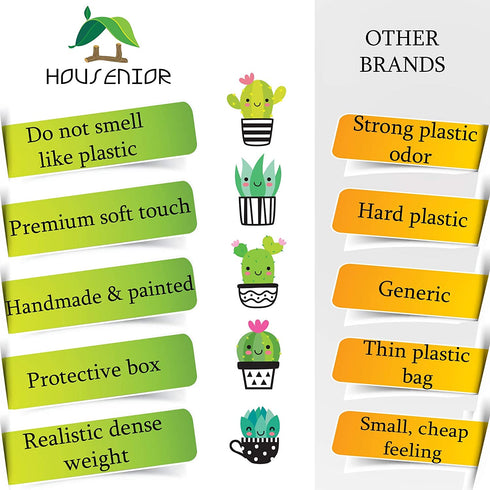 24 Pack Mini Artificial Succulent Plants Unpotted : Fake Succulents Picks Realistic Plastic Cactus Stems for Terrarium Bulk Small Faux Assorted Arrangements Flocked Greenery