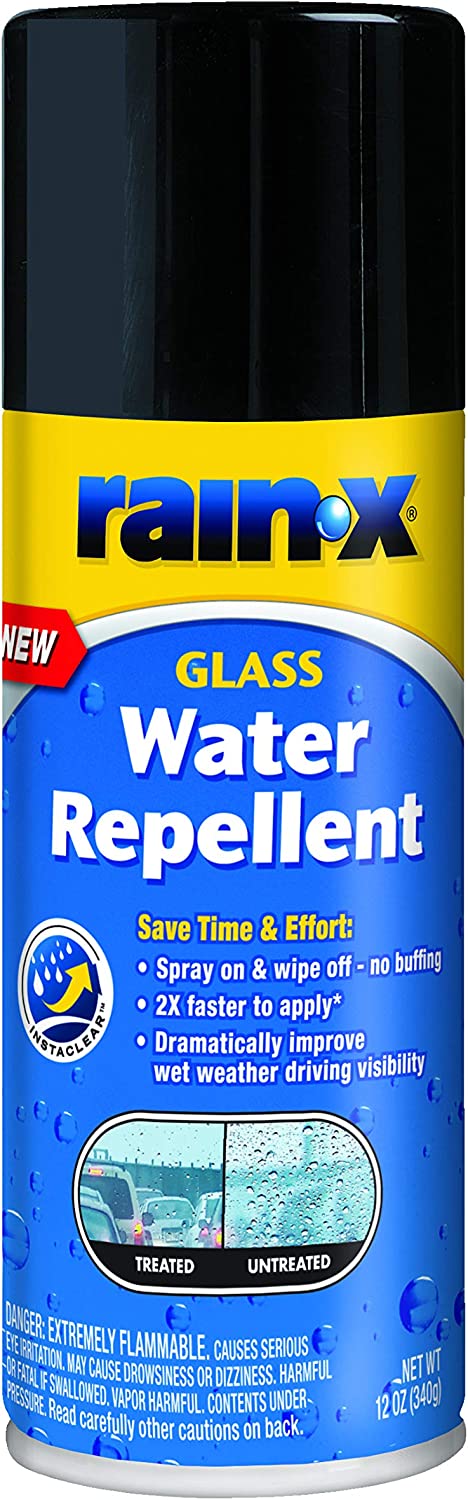 Rain-X 630168 Glass Water-Repellent Aerosol 12 oz.