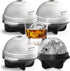 Round Ice Cube Mold Set of 4 Individual 2.5 Inch Tight Sealing, Leak Proof Silicone Big Sphere Ice Ball Makers for Whiskey, Scotch and Bourbon