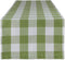 DII Buffalo Check Collection, Classic Farmhouse Table Runner, 14x108, Antique Green