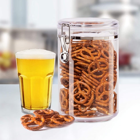 Oggi Food Storage Container, 59-Ounce, Clear