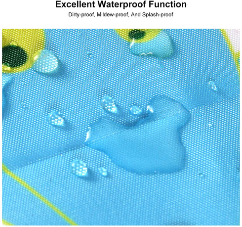 Butterfly Fabric Shower Curtain for Bathroom, 72 x72 inch Machine Washable Shower Curtains with 12 Hooks, Waterproof Hotel Quality Weighted Hem Bath Decorations Curtain Set for Bathroom D©cor