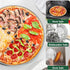 Small Stainless Steel Pizza Pan Set of 2, HEAHYSI Round Pizza Tray, Round Pizza Plate For Pie Cookie Pizza Cake, Non Toxic & Heavy Duty, Brushed Finish & Easy Clean & Diameter 9 Inch