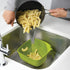 Joseph Joseph Square Colander Stackable with Easy-Pour Corners and Vertical Handle, Medium, Green