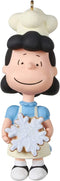 Hallmark Keepsake 0.98" Miniature Christmas Ornament 2021, The Peanuts Gang Baker Lucy, Mini