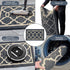 Ymonlia Indoor Door Mat,32" x20Front/Back/Outdoor Mat Rubber Backing,Non-Slip Absorbent Entryway Resist Dirt Rug,Machine Washable Floor Doormats for Home,Entrance,Kitchen(Dark Grey)