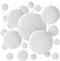 Avoseta Paper Lanterns - 20 Piece Set - Party Decorations in Sizes of 6", 8", 10", 12" (5 of Each, White)