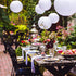 Avoseta Paper Lanterns - 20 Piece Set - Party Decorations in Sizes of 6", 8", 10", 12" (5 of Each, White)