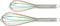 Cooking Light 2 Piece Silicone Whisk Set Multicolor Kitchen Tools, 11" and 9" Balloon