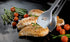 Blackstone 5228 Scraper Tongs, Black, Orange, Silver