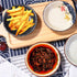 Side Dishes set of 5, Japanese Retro Porcelain Side Dish Bowl Seasoning Dishes Soy Dipping Sauce Dishes