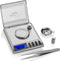 Smart Weigh GEM20- 20g x 0.001 Grams, High Precision Digital Milligram Jewelry Scale, Reloading, Jewelry and Gems Scale, Calibration Weights and Tweezers Included