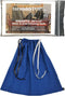 Save 4.00 Bundle, TarnishSTOP, USA Made, (18"x18", Blue) Luxury Anti-Tarnish Prevention Cloth Bag, Silver Storage, Sterling, Jewelry, Flatware, Silverplate, & Silver Polishing Cloth Tarnish Removal