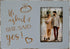 Wedding Engagement Gifts for Women Bride to Be - Lovers Engraved Picture Frame 4x6 Inches - He Asked and She Said Yes