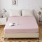 AOJIM Pure Cotton Printing Fitted Sheet Twin Size 39"x75" with 15" Deep Pocket Design Pink Grids Mattress Cover for Kids/Adults / Only One Piece